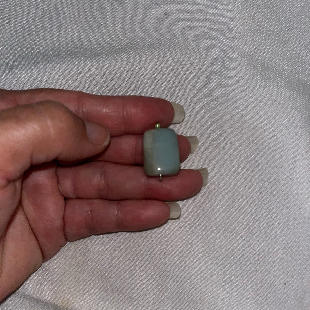 Elegant Blue Stone Pendant
